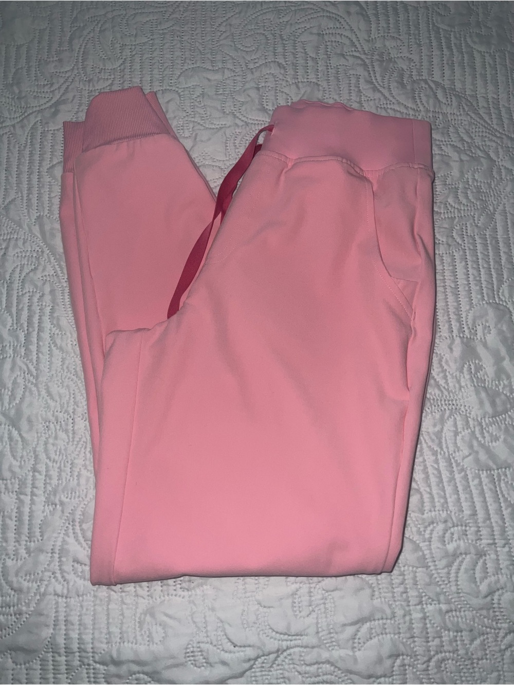 Figs Fight Club Pink Jogger